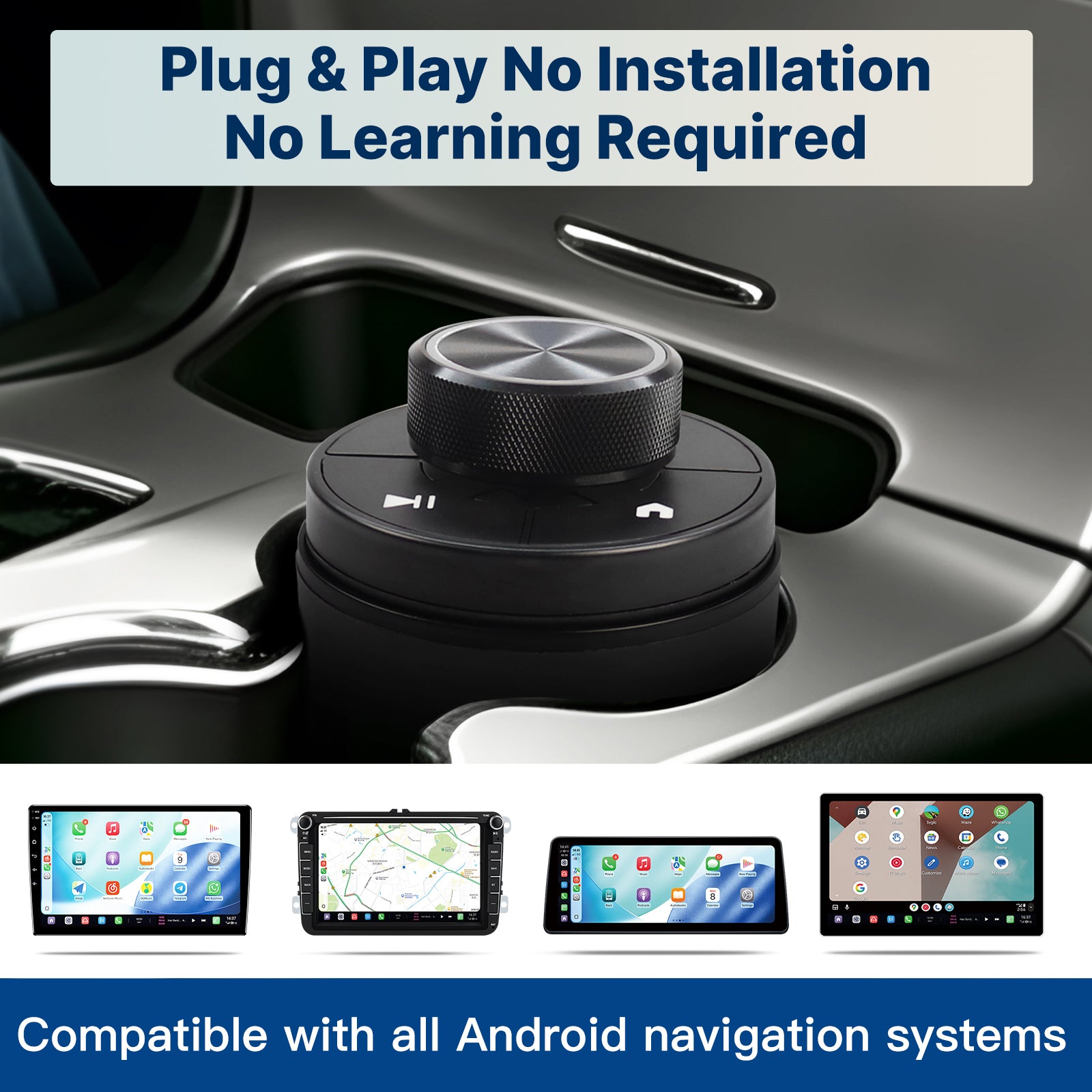 YD006 Universal Portable Bluetooth Steering Wheel Control ButtonsMulti Function Wireless Remote For Car Radio DVD Player Upgrade Product page