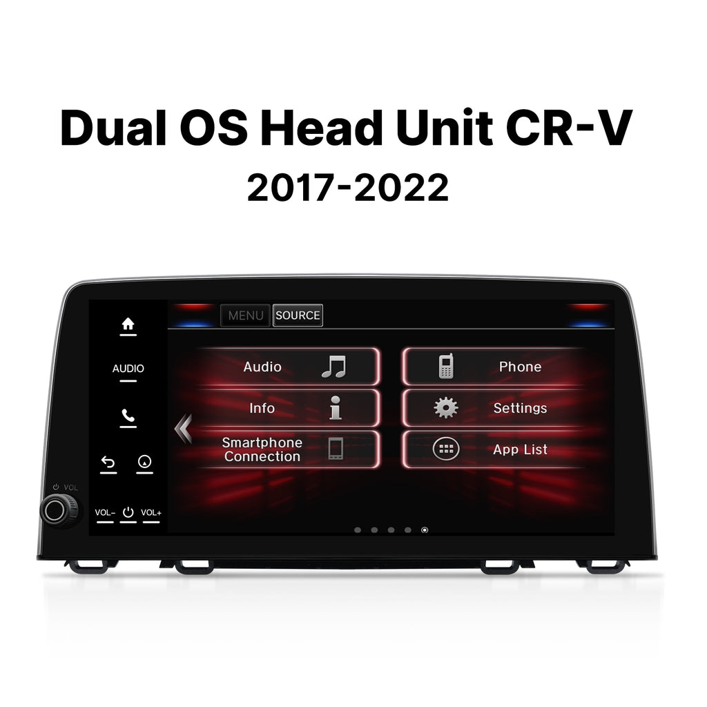 Youducar 10.33‑Inch Dual‑System Android Head Unit for Honda CR‑V 2017‑2022 | Large Touchscreen with Wireless CarPlay & Android Auto