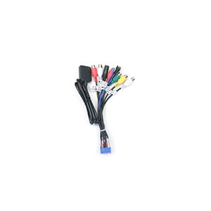 3.5mm AUX audio input cable with an integrated external SIM card tray slot for the head unit.