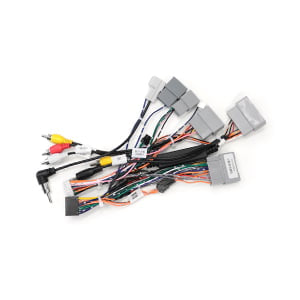 Main power supply and wiring harness for installing and connecting the Youducar head unit.