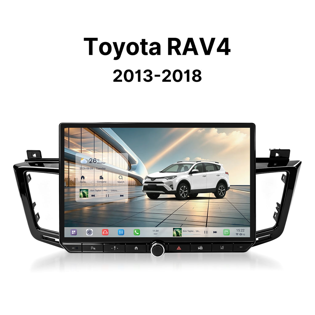 Youducar 12.5 Inch Android Car Stereo For Toyota RAV4 2013‑2018, Plug and Play Car Radio GPS Navigation Head Unit