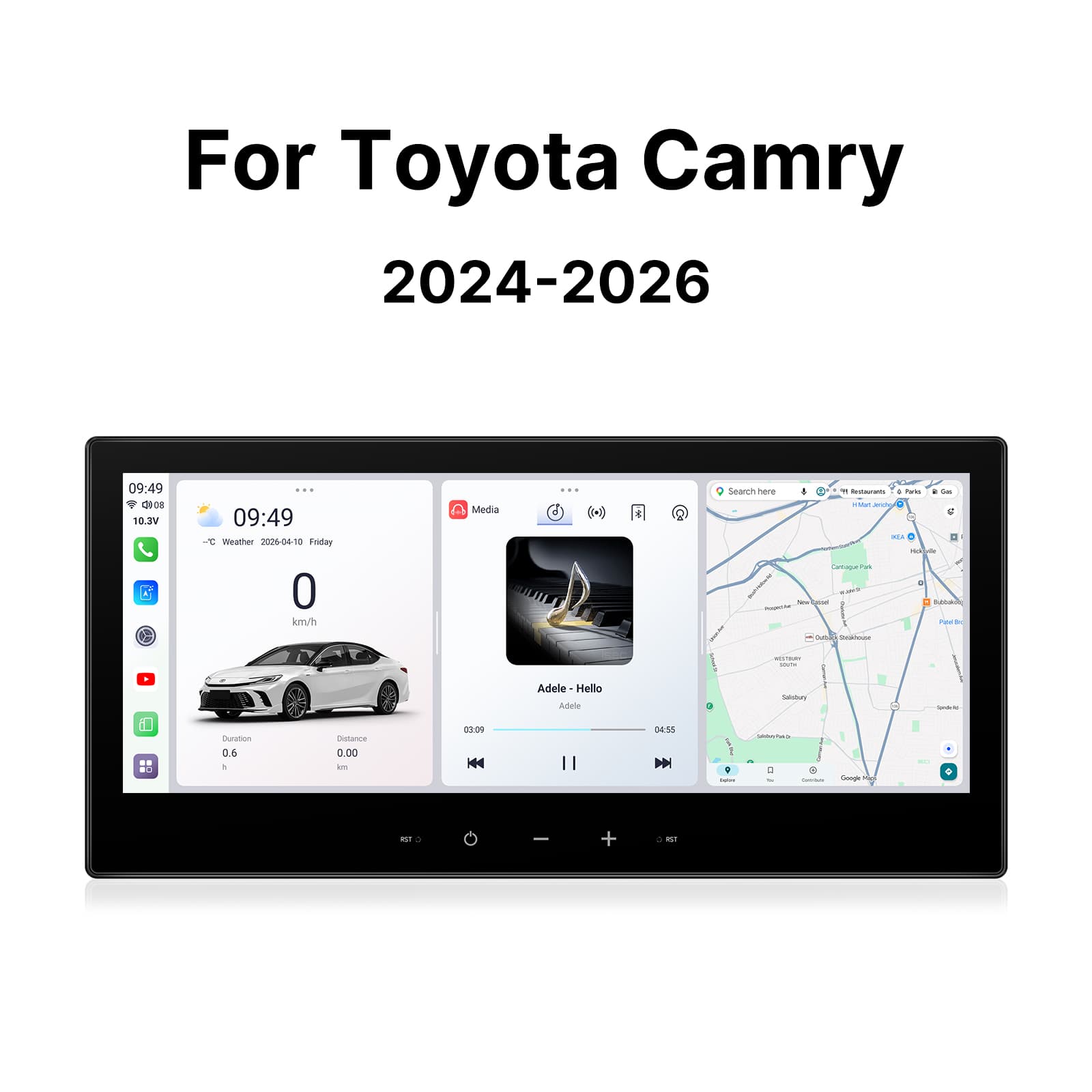 Youducar for Toyota Camry 2024-2026 | 12.3-inch OEM Android Head Unit with Wireless CarPlay