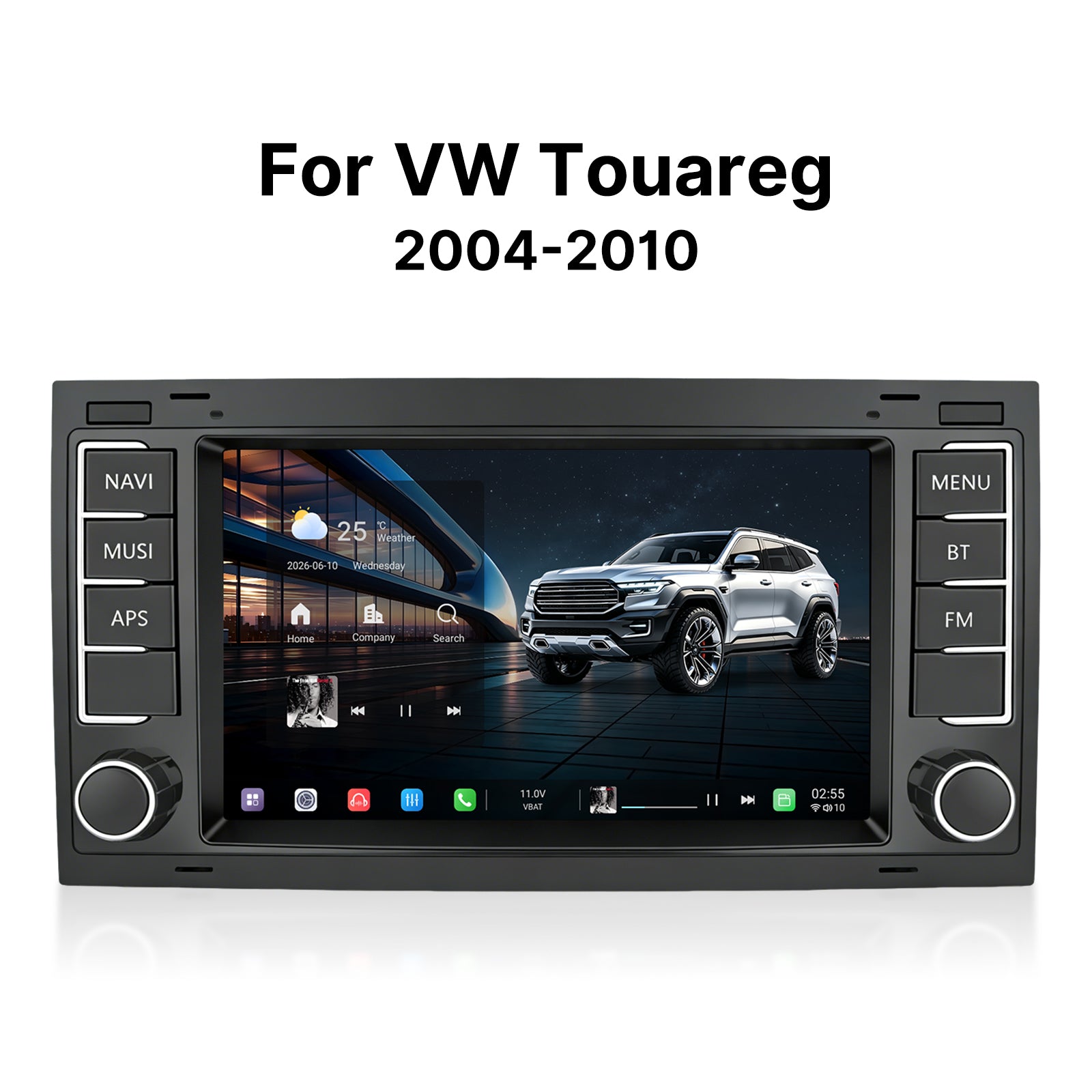Youducar 7 Inch Dedicated Android Head Unit for Old Volkswagen Touareg | Car Stereo Upgrade