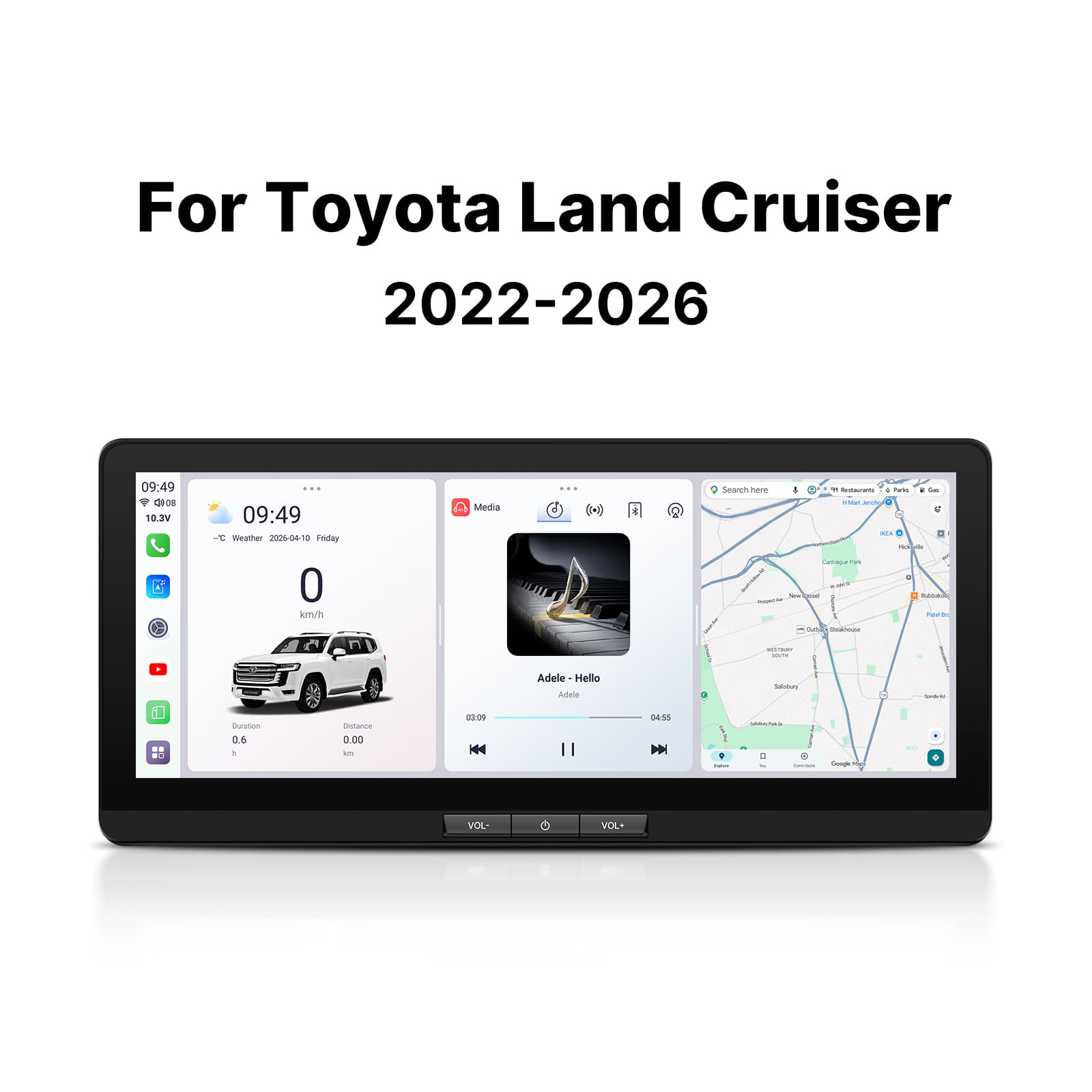 Youducar Android Head Unit for Land Cruiser LC300 GR Sport 2022-2025 | Wireless CarPlay