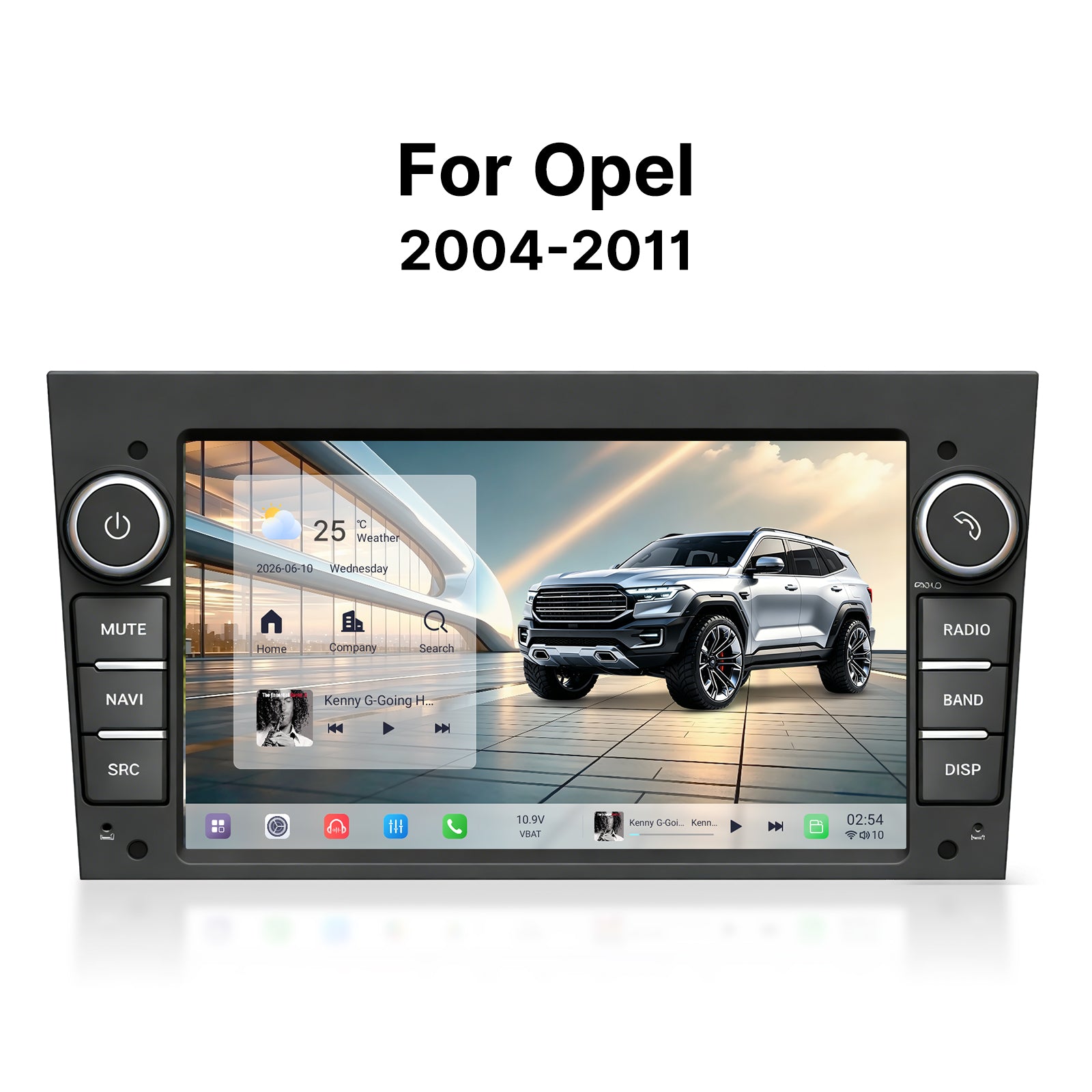 Youducar 7 Inch HD Car Touch Screen, Universal Upgrade Stereo for Opel Series Cars