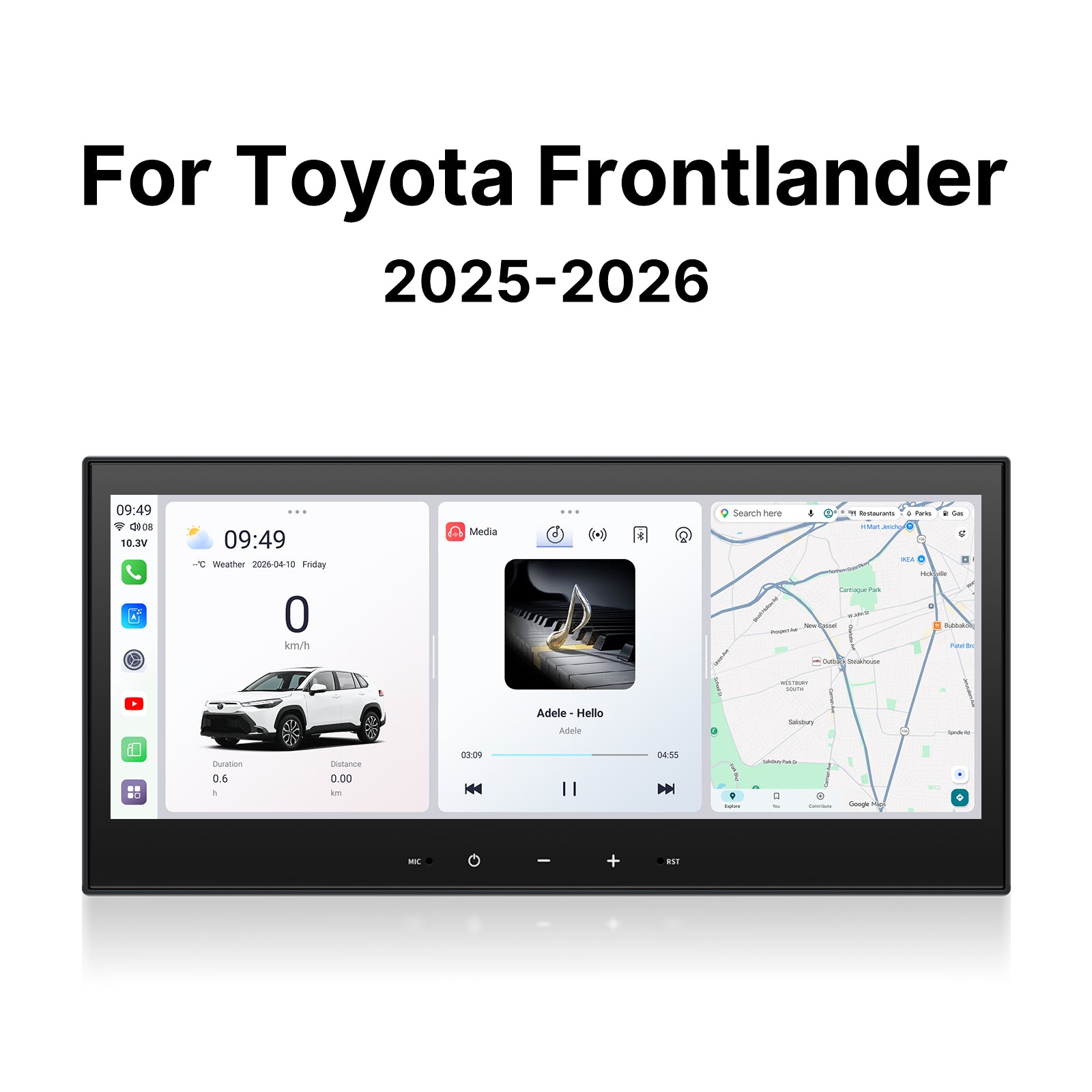 Youducar for Toyota Frontlander 2026 | 12.3-inch OEM Android Head Unit with Wireless CarPlay