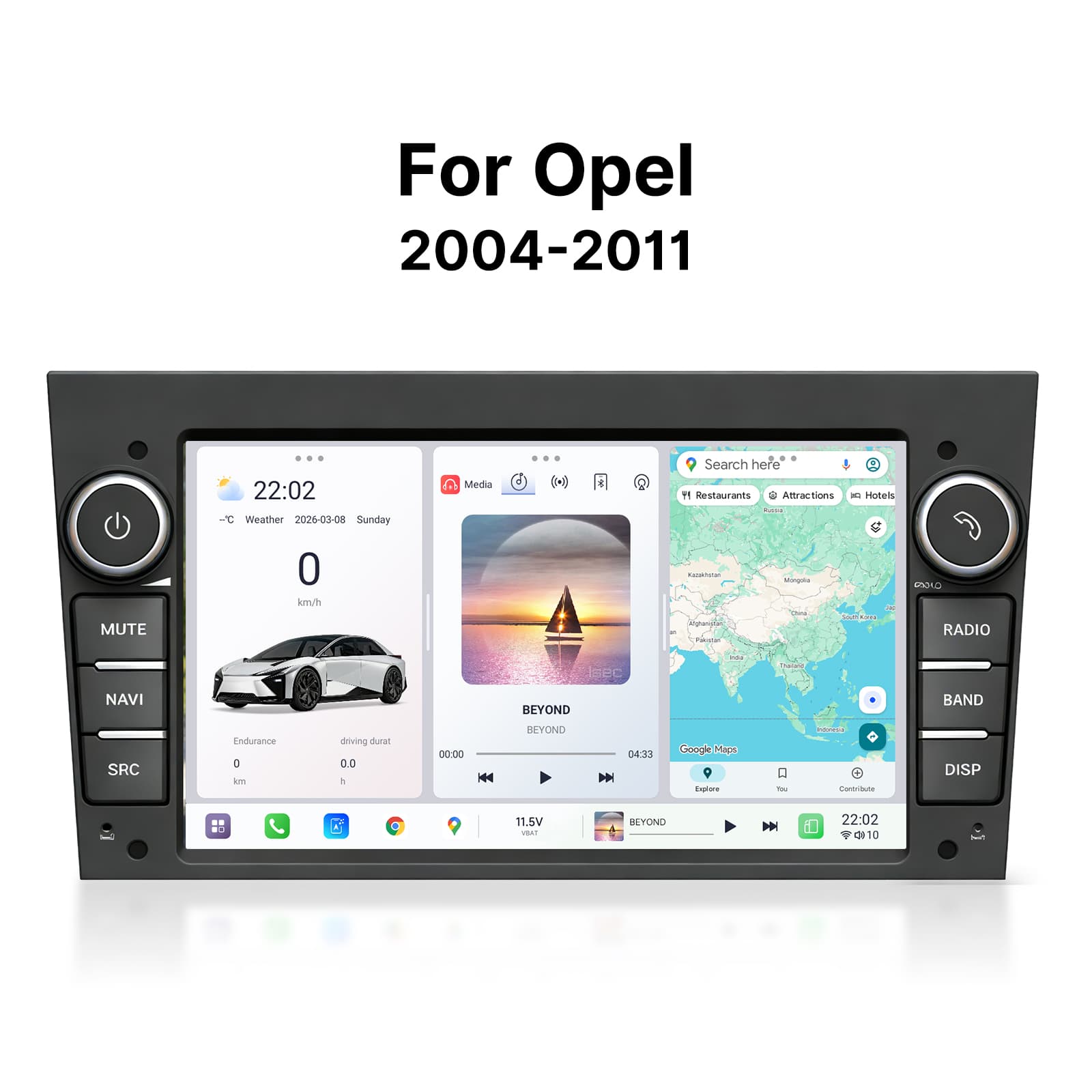 Youducar 7 Inch HD Car Touch Screen, Universal Upgrade Stereo for Opel Series Cars