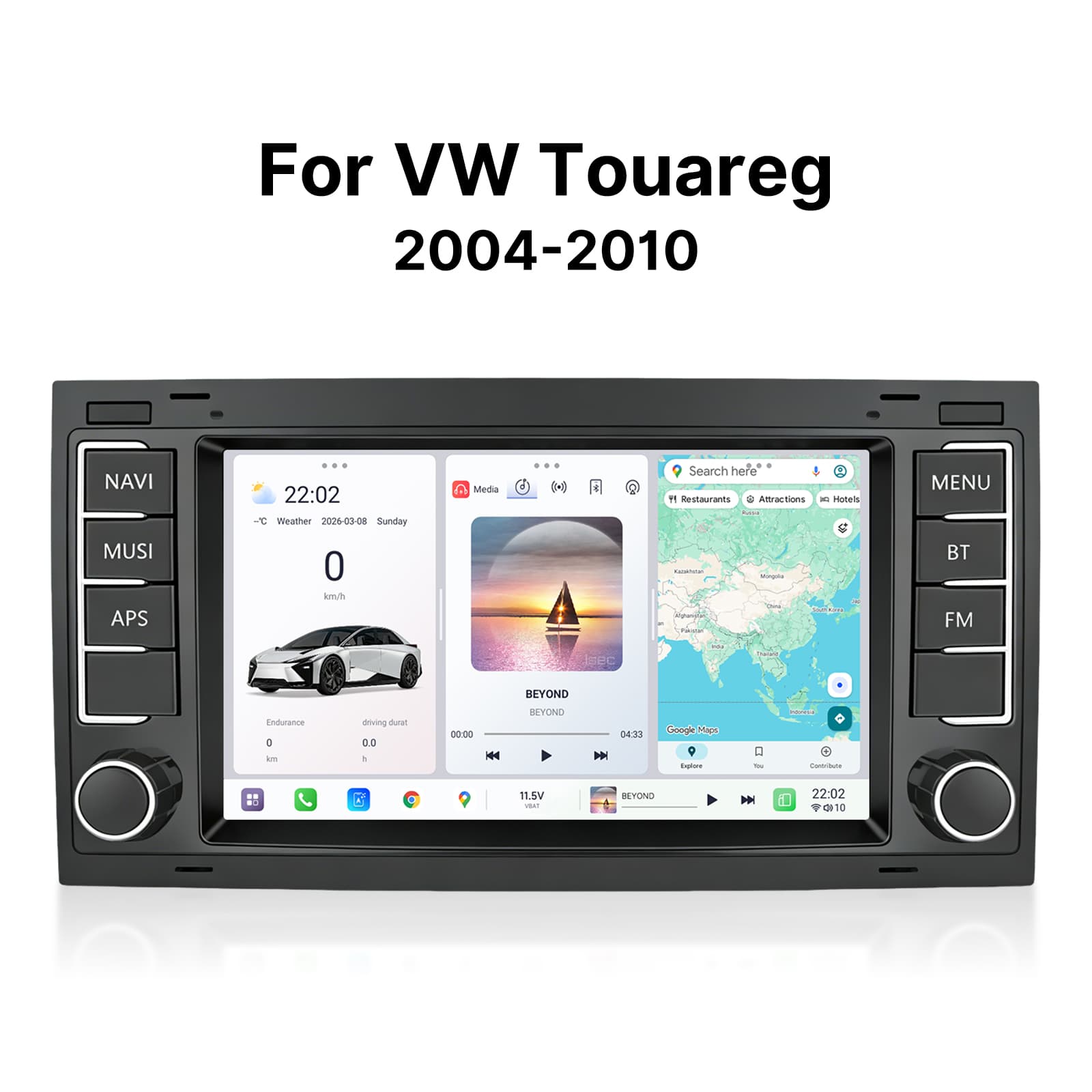 Youducar 7 Inch Dedicated Android Head Unit for Old Volkswagen Touareg | Car Stereo Upgrade