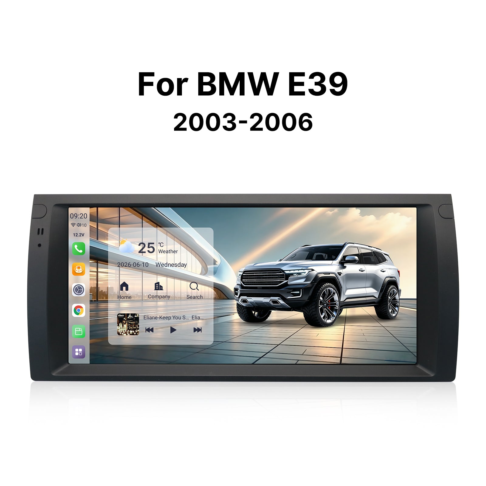 Youducar 10.33 Inch Android Car Stereo for BMW E39, HD Touch Screen GPS Navigation Head Unit with CarPlay Android Auto