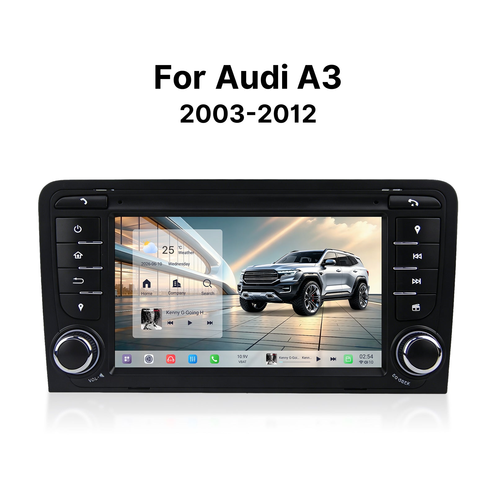 Youducar 7 Inch Dedicated Android Head Unit for Old Audi A3 | Plug and Play Infotainment Upgrade