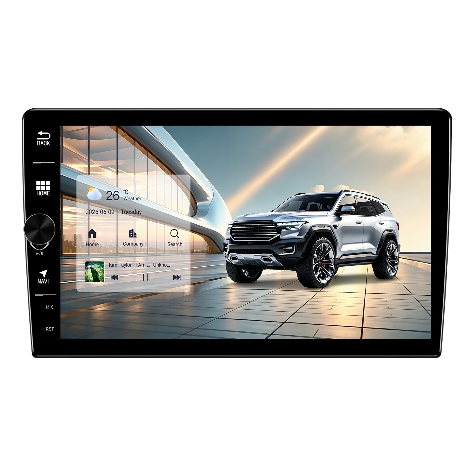 Youducar 9.2/10.2 Inch Single Knob Universal Android Car Radio, Wireless CarPlay DSP GPS Navigation Car Head Unit