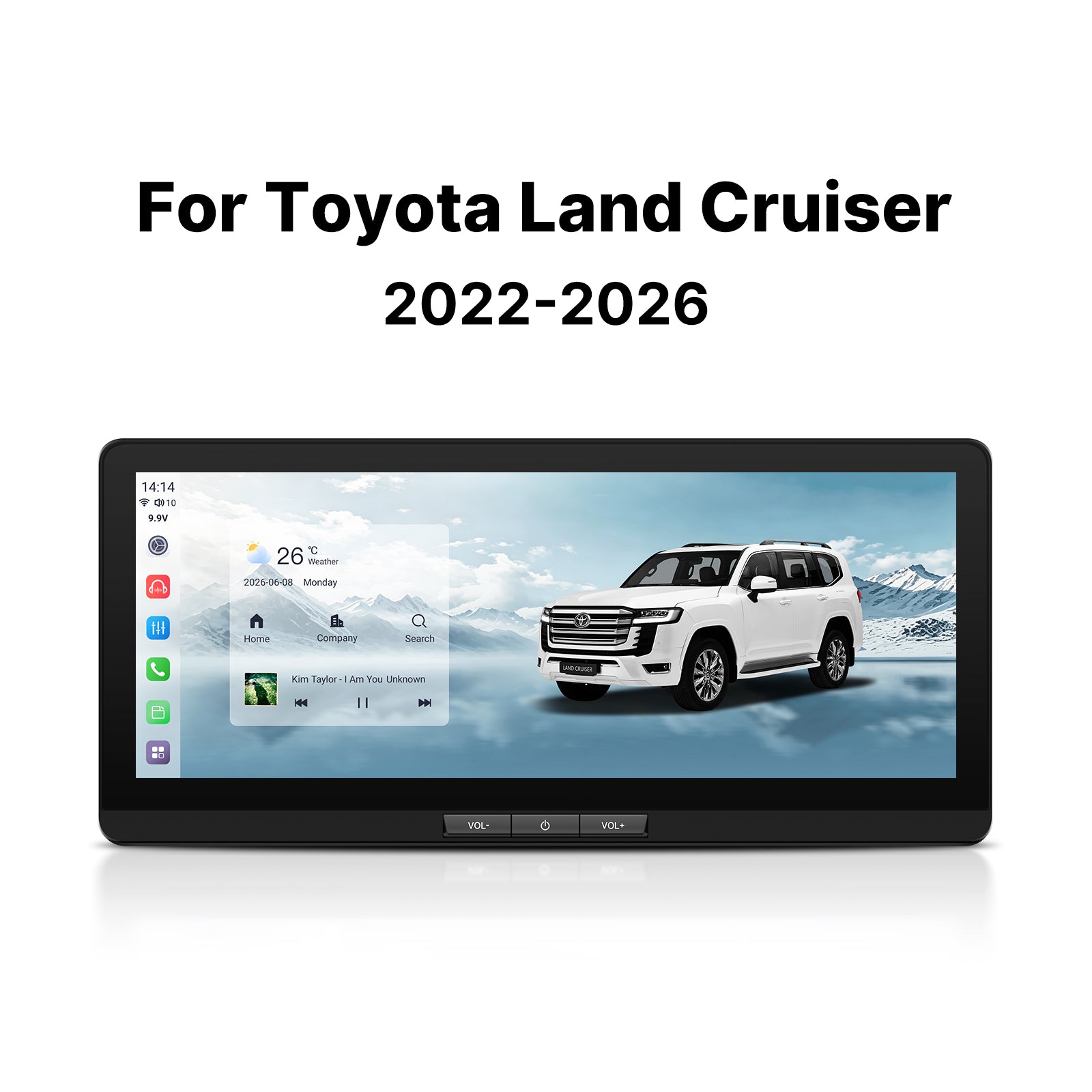 Youducar Android Head Unit for Land Cruiser LC300 GR Sport 2022-2026 | Wireless CarPlay