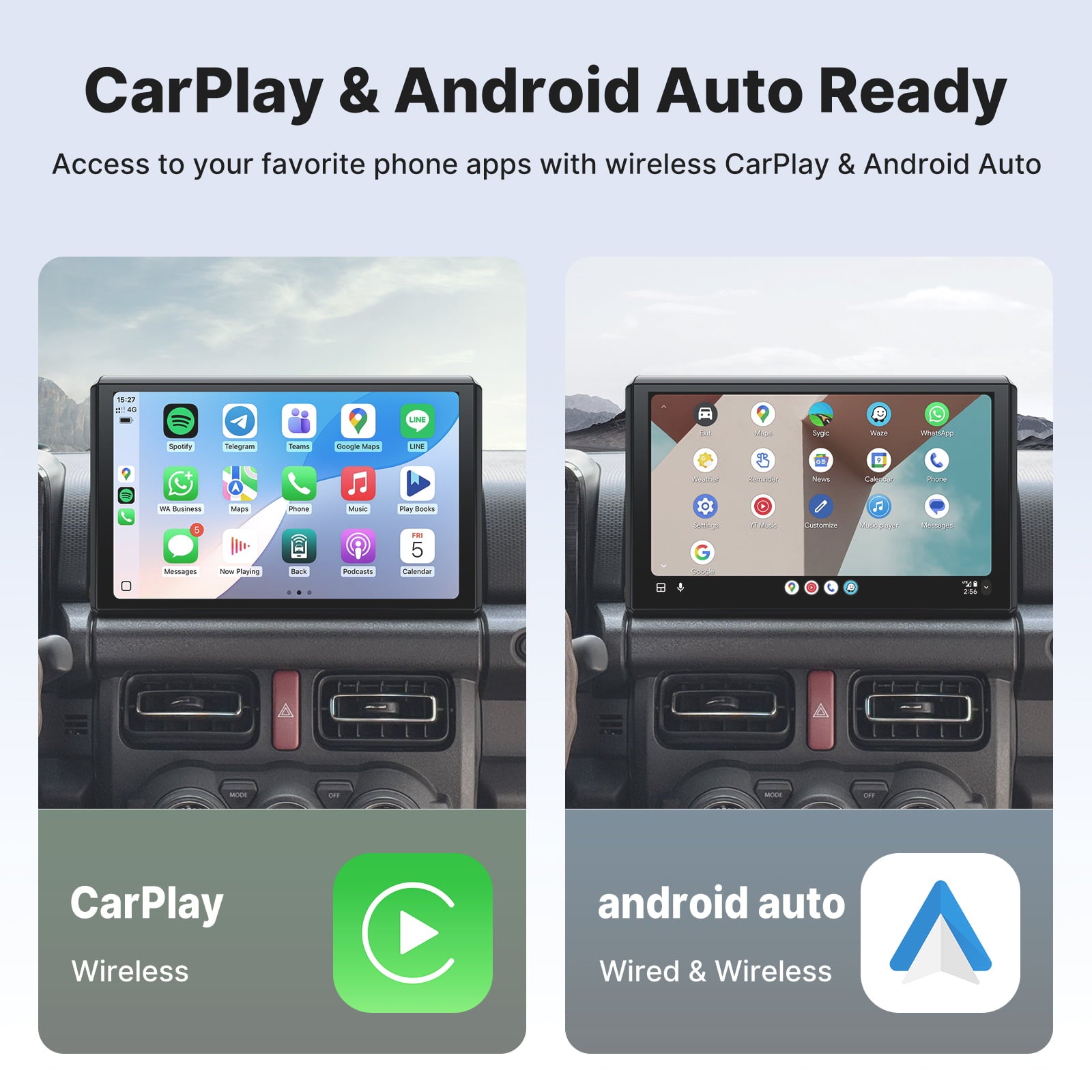 Youducar Android Head Unit for Suzuki Jimny 2019-2026 | 11.5-inch Touchscreen with CarPlay Suzuki