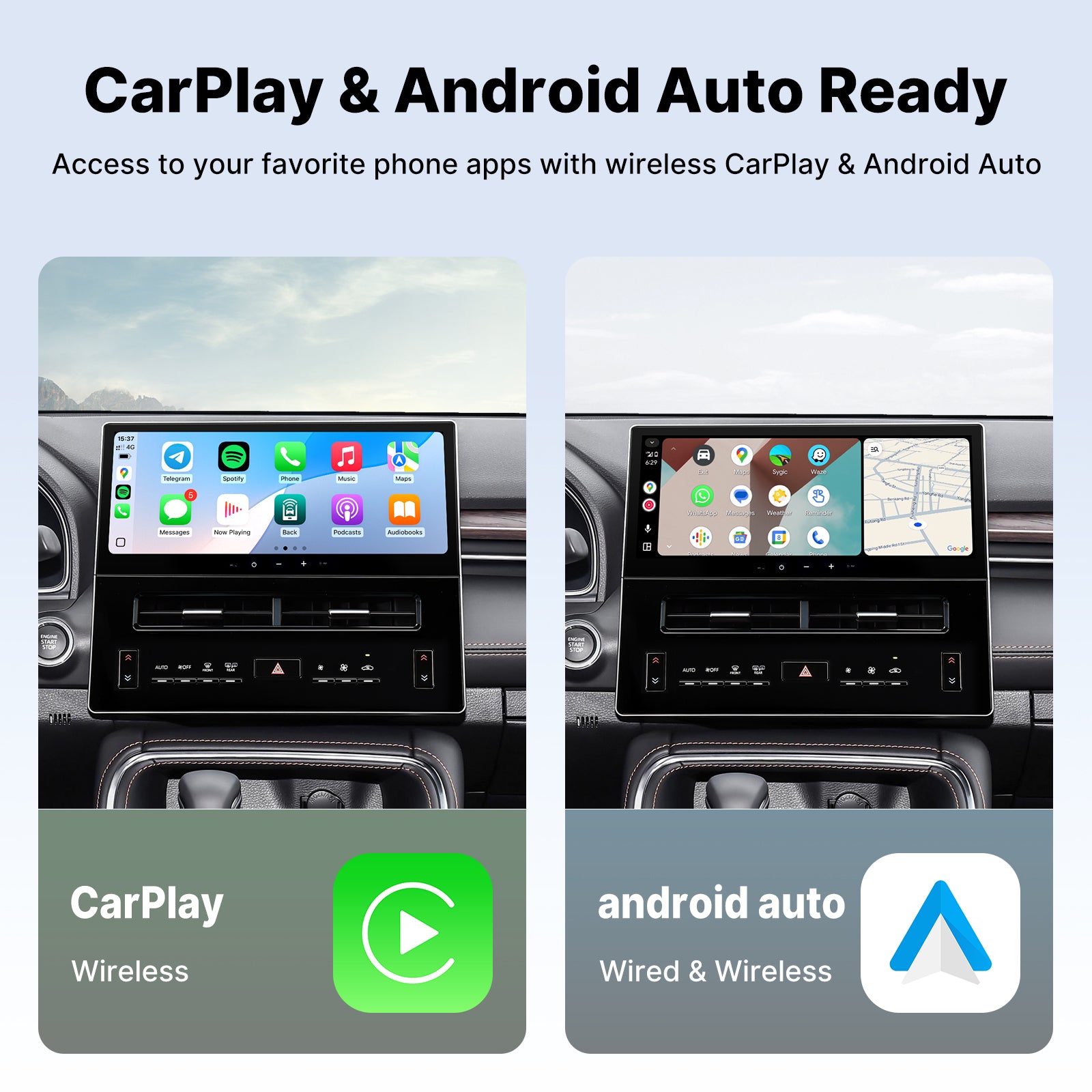 Youducar 12.3-Inch Android Head Unit for Toyota Avalon 2024-2026 | Flagship Touchscreen with Wireless CarPlay & Android Auto