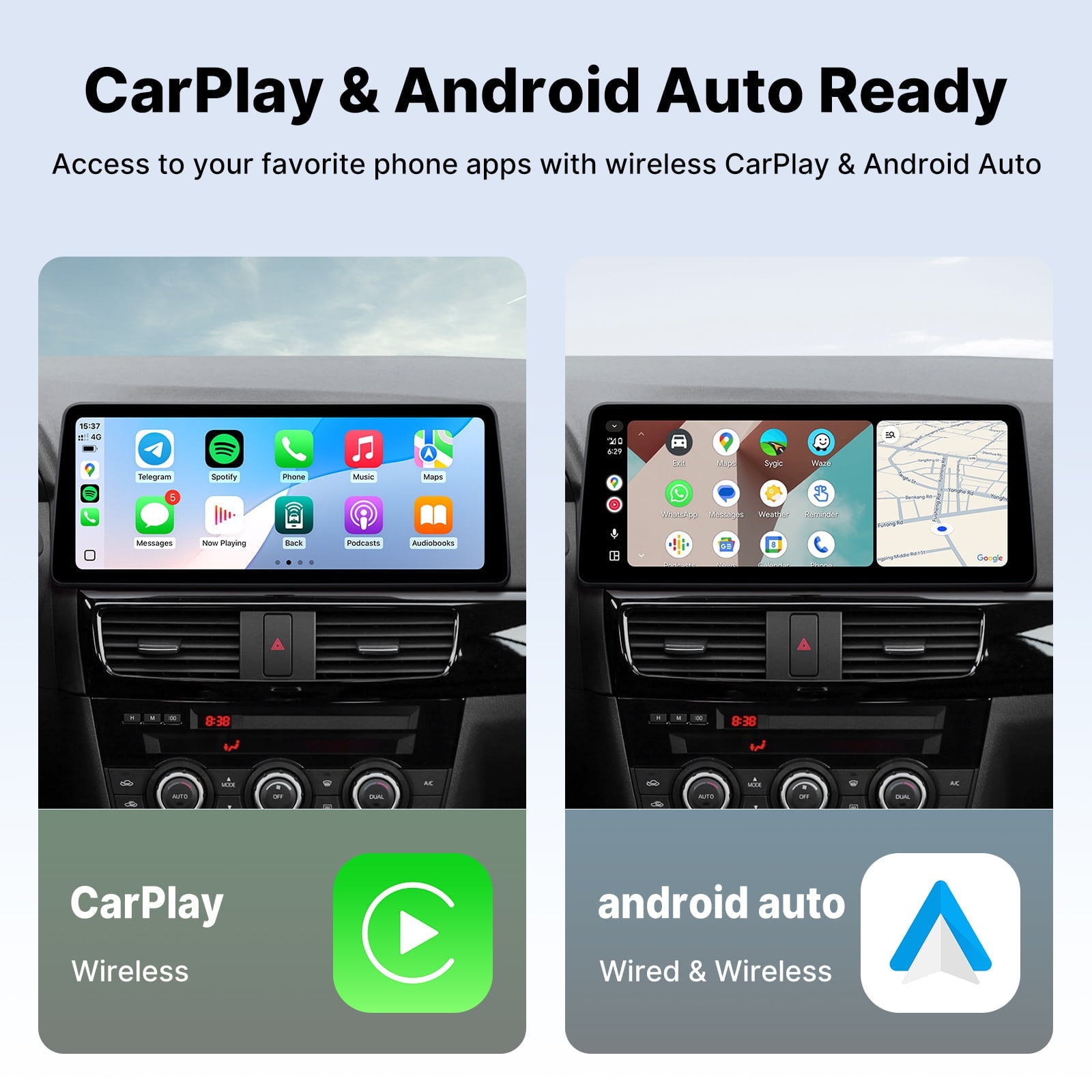 Youducar 12.3-Inch Android Head Unit for Mazda CX-5 2013-2016 | OEM-Style Large Touchscreen with Wireless CarPlay & Android Auto Mazda