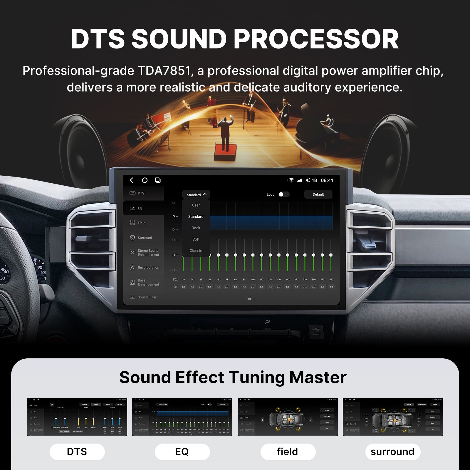 Youducar 14.6-Inch Android Head Unit for Toyota Tundra 2020-2024 | Giant Touchscreen Command Center with Wireless CarPlay & Android Auto