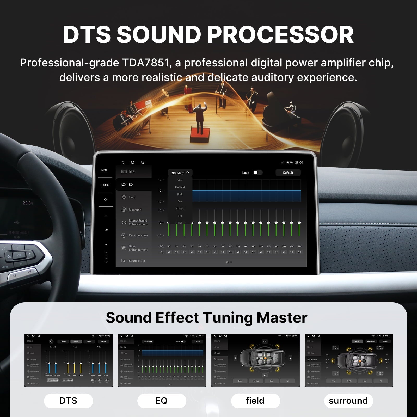 Youducar 12.8-Inch Android Head Unit for Volkswagen 2023-2026 Models | Large Touchscreen with Wireless CarPlay & Android Auto - Youducar