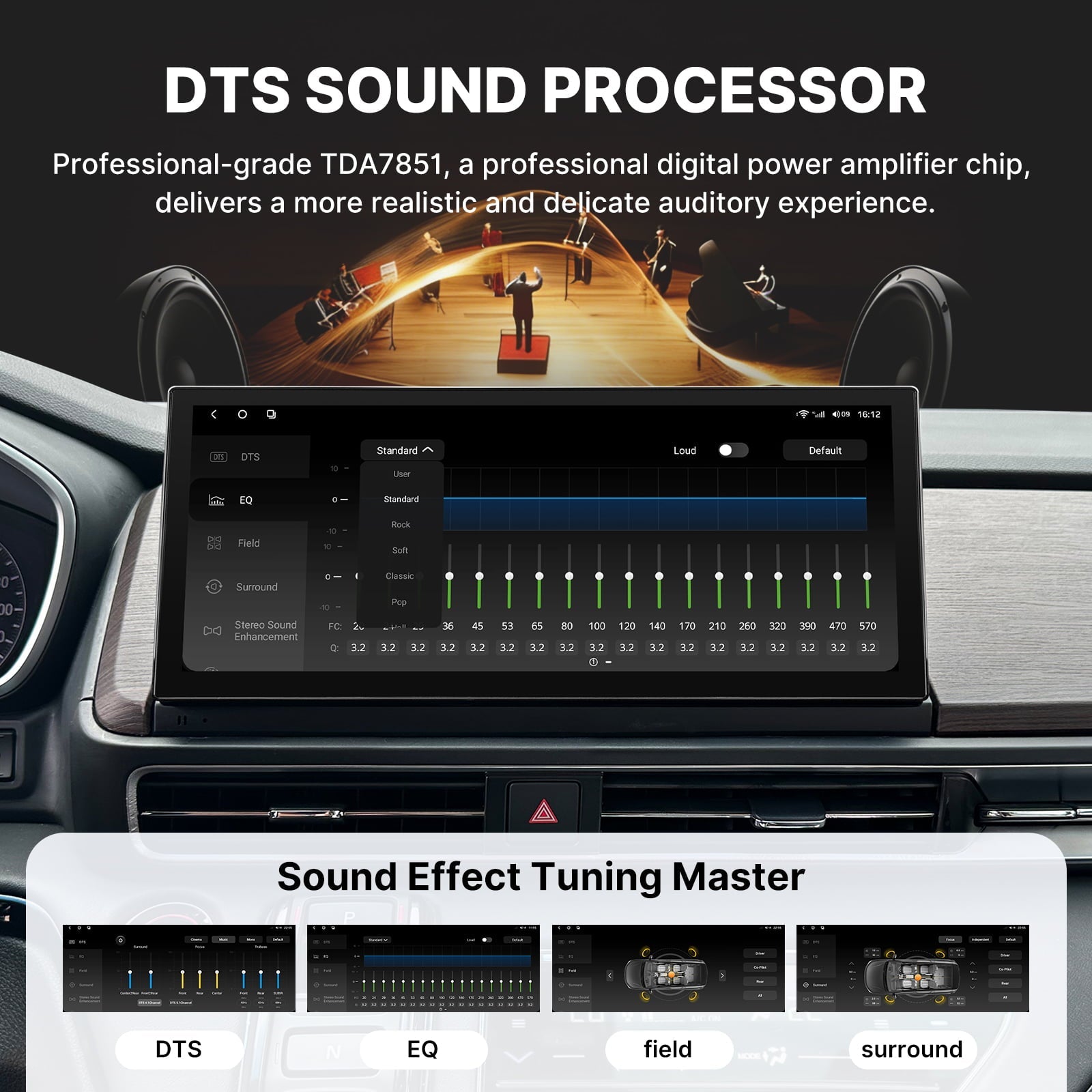 Youducar 12.3-Inch Android Head Unit for Honda Odyssey 2022-2026 | Large Touchscreen with Wireless CarPlay & Android Auto Honda