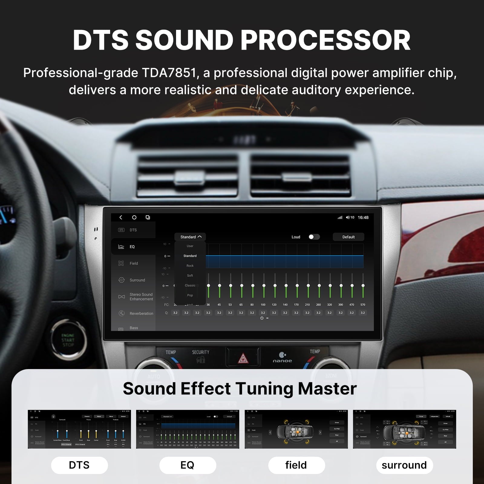 Youducar 12-Inch Android Head Unit for Toyota Camry 2012-2014 | Large Touchscreen with Wireless CarPlay & Android Auto Toyota