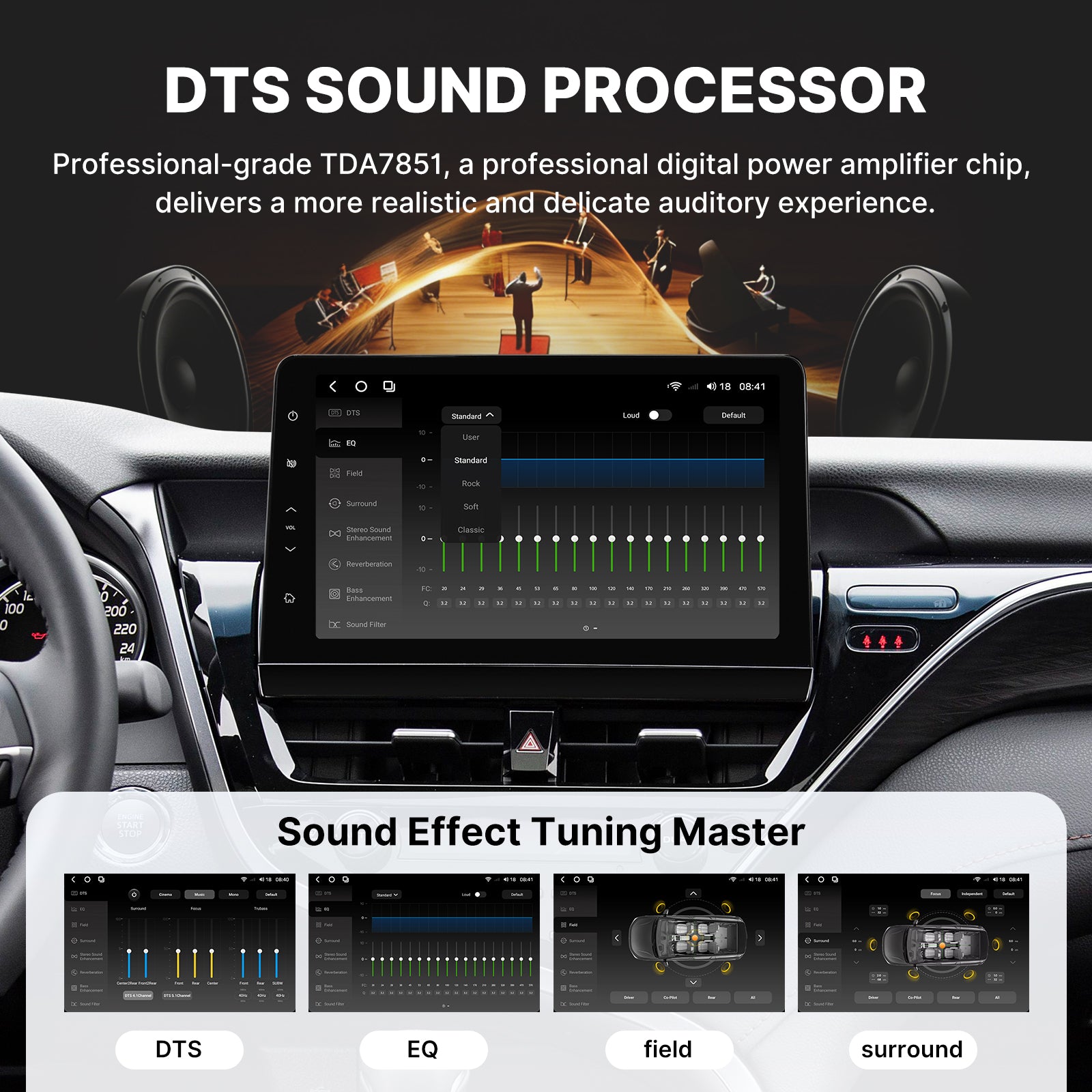 Youducar 11.5-Inch Android Head Unit for Toyota Camry 2021-2023 | Large Touchscreen Upgrade with Wireless CarPlay & Android Auto