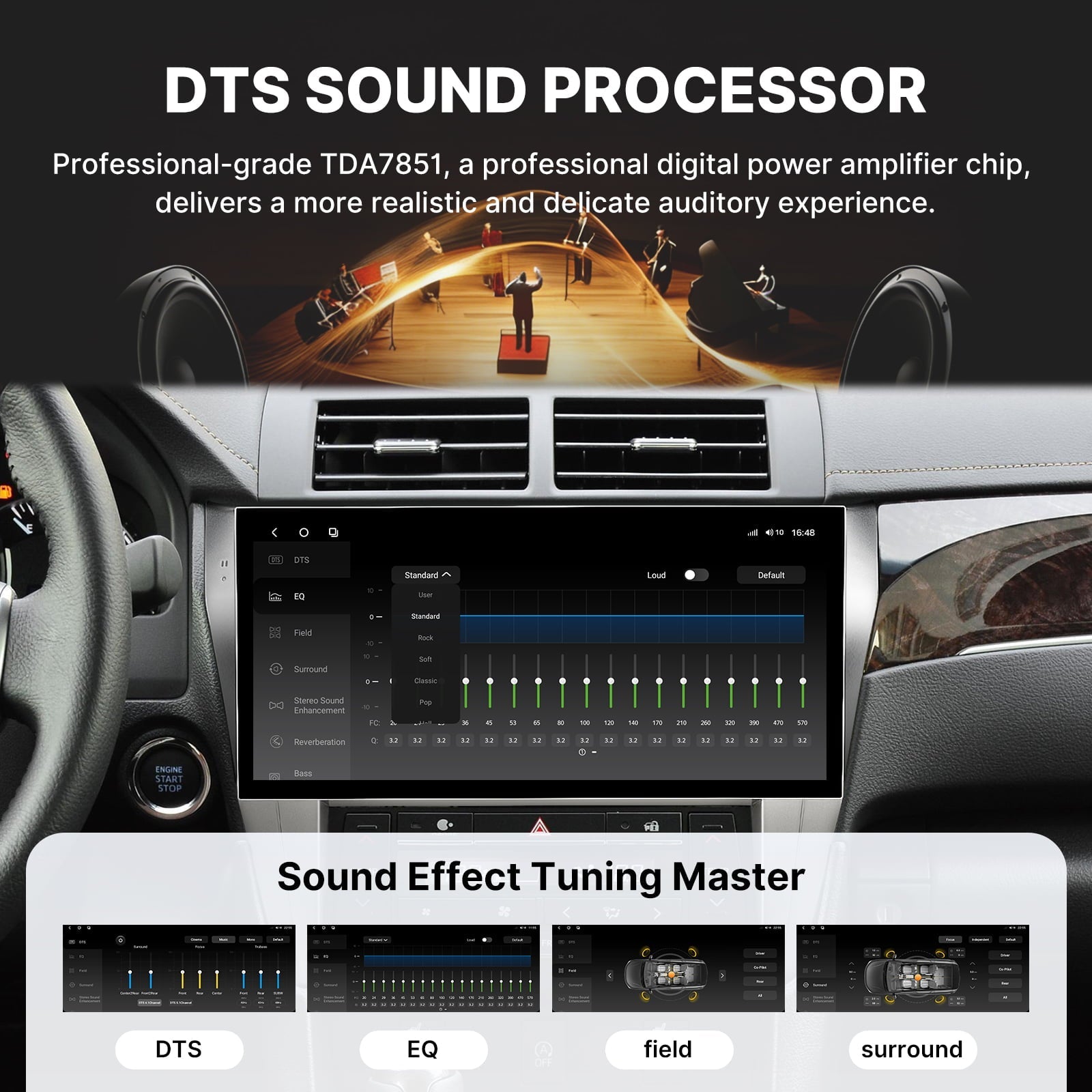 Youducar 12-Inch Android Head Unit for Toyota Camry 2015-2017 | Large Touchscreen with Wireless CarPlay & Android Auto Toyota