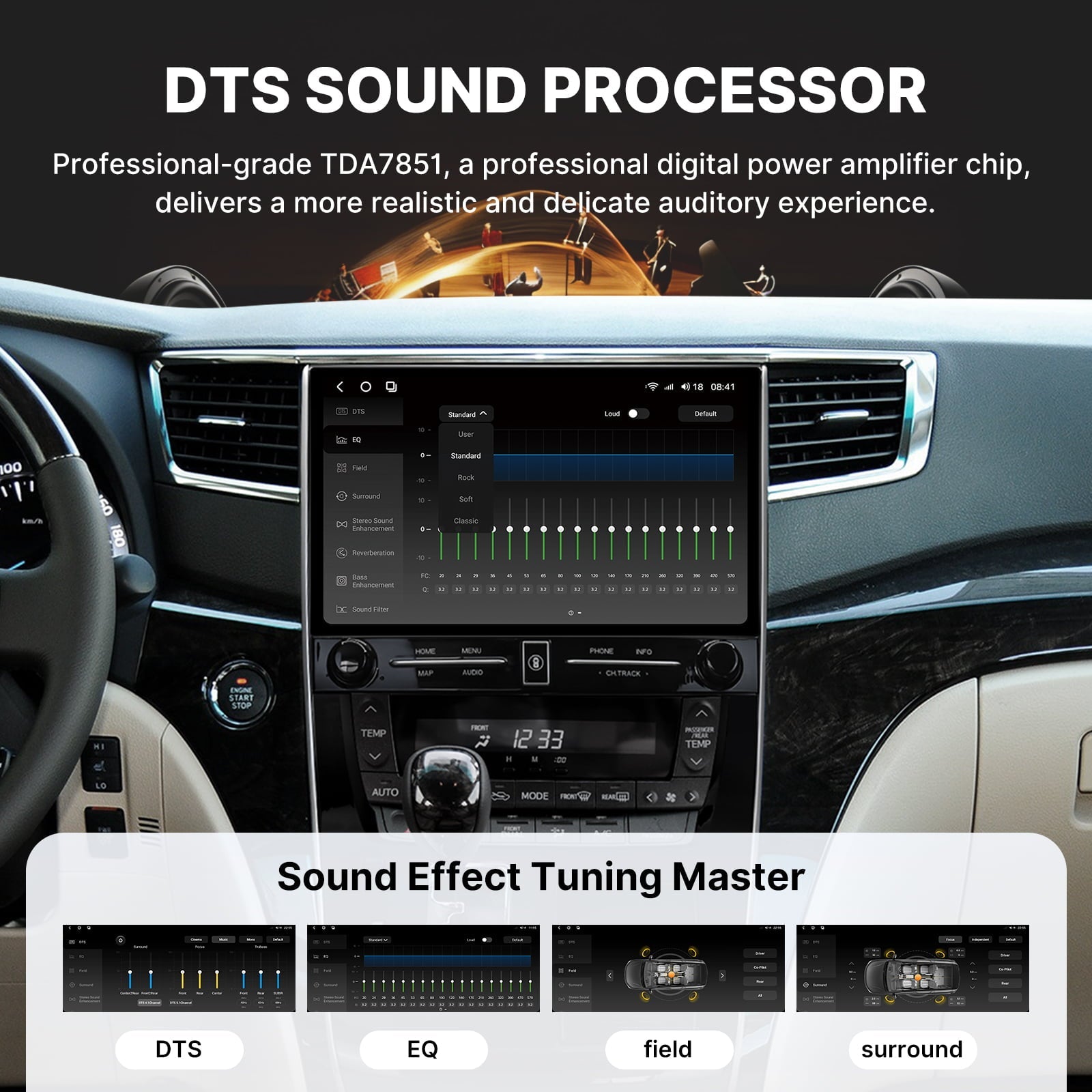 Youducar | 11.5-Inch Android Head Unit Kit for 20-Series to 30-Series Toyota Alphard/Vellfire Conversion (2011-2014 LHD) | with Wireless CarPlay Toyota