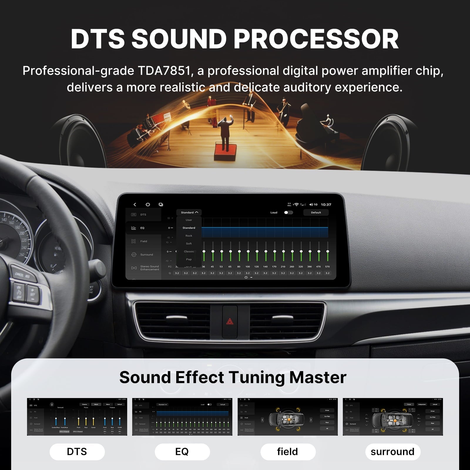 Youducar 12.3-Inch Android Head Unit for Mazda 6 (Atenza) 2014-2016 | Large Touchscreen with Wireless CarPlay & Android Auto Mazda