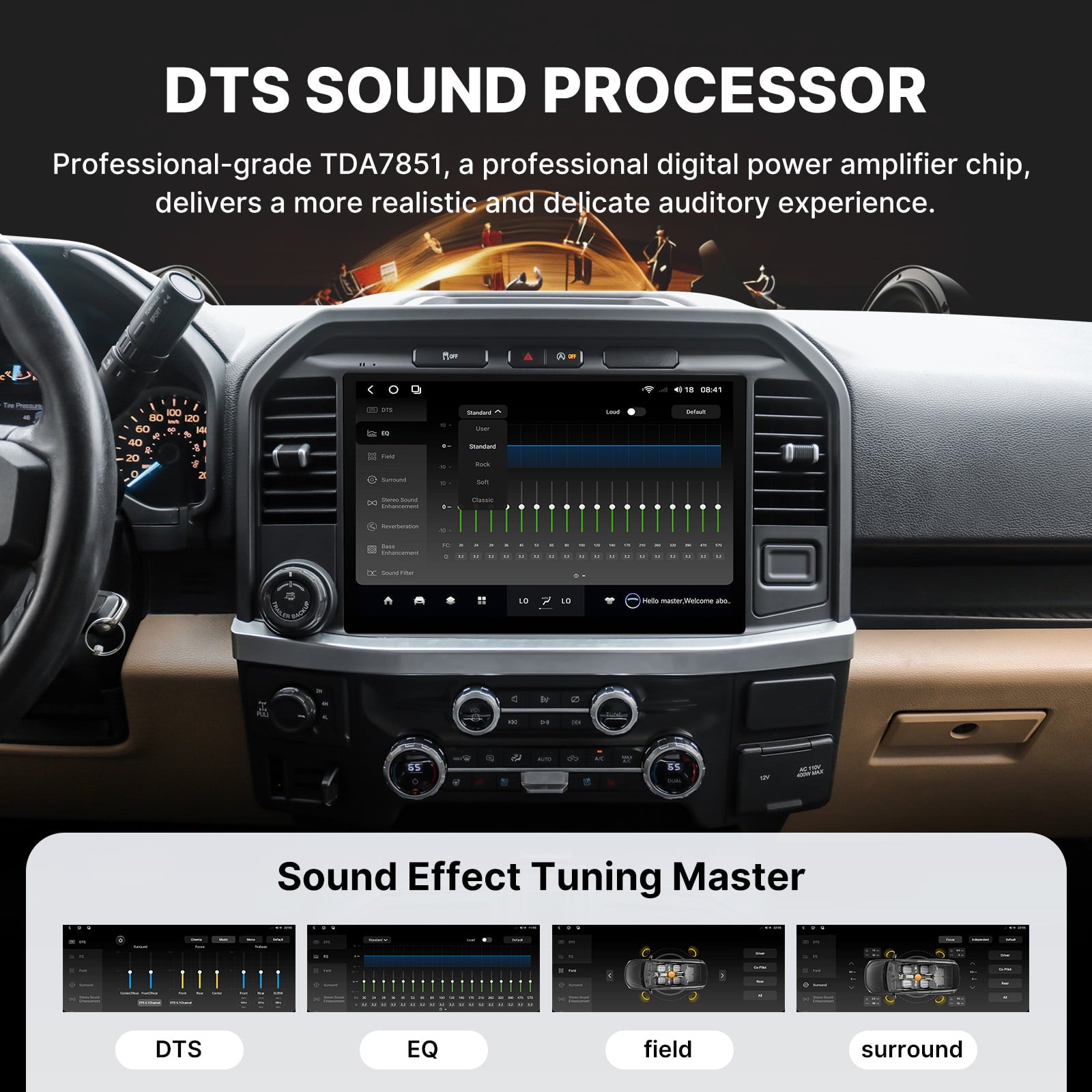 Youducar 12-Inch Android Head Unit for Toyota Camry 2015-2017 | Large Touchscreen with Wireless CarPlay & Android Auto Ford