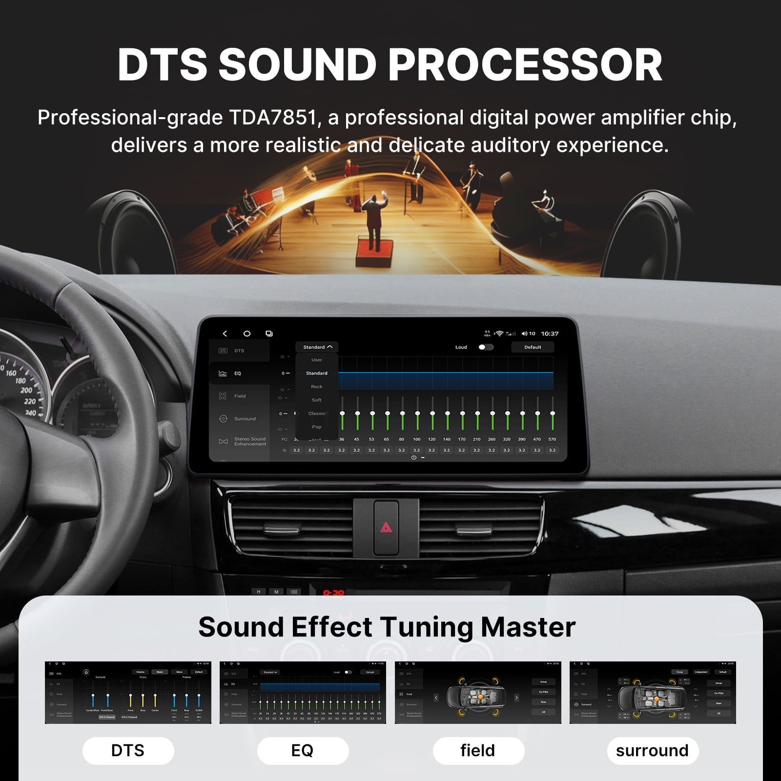 Youducar 12.3-Inch Android Head Unit for Mazda CX-5 2013-2016 | OEM-Style Large Touchscreen with Wireless CarPlay & Android Auto Mazda