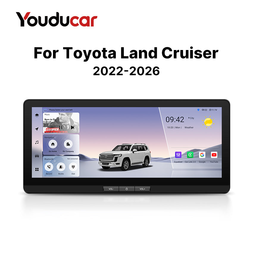 Youducar Android Head Unit for Land Cruiser LC300 GR Sport 2022-2025 | Wireless CarPlay Toyota